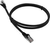 Патч-корд LANMASTER FTP кат. 6a чёрный 10 м, LAN-PC45/S6-10-BK