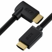 Фото Видеокабель с Ethernet Greenconnect HMAC5 HDMI (M прав угол) -> HDMI (M) 3 м, GCR-52323