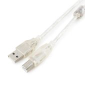 Фото USB кабель Cablexpert USB Type B (M) -> USB Type A (M) 1.8 м, CCF-USB2-AMBM-TR-6