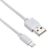 Фото USB кабель Digma Lightning -> USB Type A (M) 2A 1.2 м, LIGHT-1.2M-WH