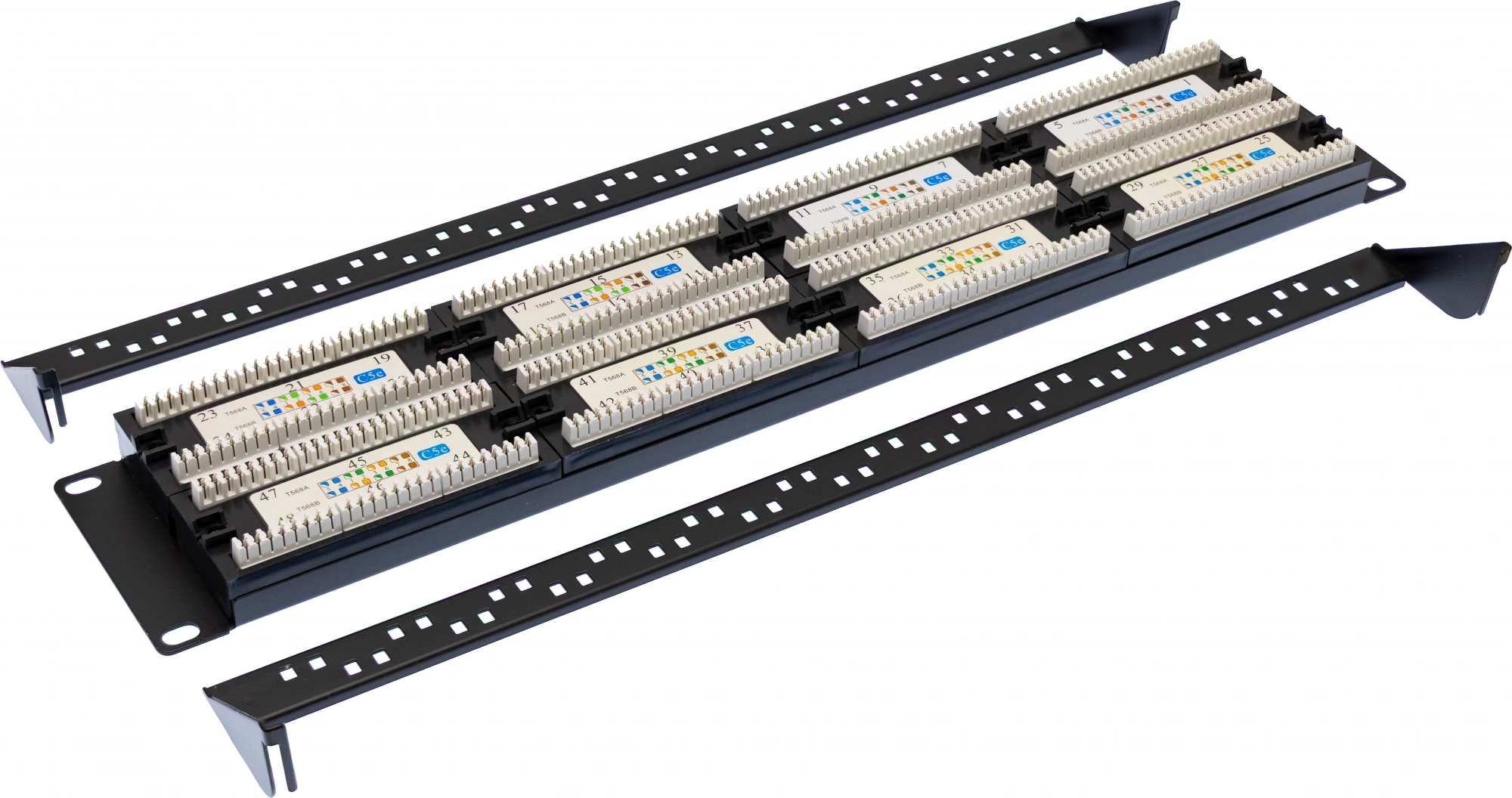 Патч-панель Suprlan 48-ports UTP RJ-45 2U, 10-0405
