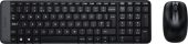 Комплект Клавиатура/мышь Logitech MK220 Беспроводной чёрный, 920-003161