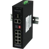 Промышленный коммутатор OSNOVO SW-80822/IR 8-PoE Неуправляемый 12-ports, SW-80822/IR