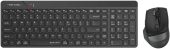 Комплект клавиатура/мышь A4Tech FG2400 Air2 Беспроводной чёрный, FG2400 AIR2 BLACK