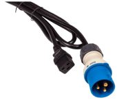 Кабель питания LANMASTER IEC 320 C19 -> IEC 309 2.5 м, LAN-PP9M/19-2.5-BK