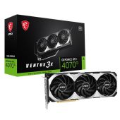 Видеокарта MSI NVIDIA GeForce RTX 4070 Ti GDDR6X 12GB, RTX 4070 Ti VENTUS 3X E1 12G OC
