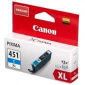 Вид Картридж Canon CLI-451C XL Струйный Голубой 695стр, 6473B001