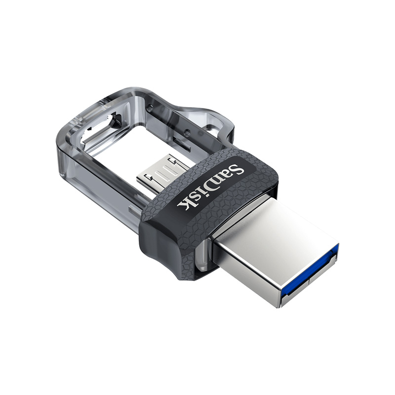 Картинка - 1 USB накопитель SanDisk Ultra Dual Drive m3.0 USB 3.0 128GB, SDDD3-128G-G46