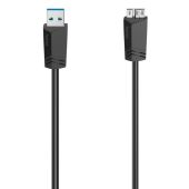 Фото USB кабель Hama Essential Line microUSB (M) -> USB Type A (M) 0.9A 1,5 м, 00200627
