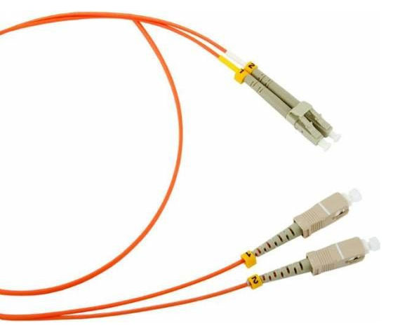 Оптический патч-корд LANMASTER SM 9/125 мкм жёлтый 2 м, TWT-2LC-2SC/SU-2.0