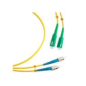 Оптический патч-корд Cabeus SM 9/125 мкм жёлтый 20 м, FOP(d)-9-SC/APC-FC/UPC-20m