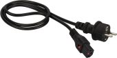 Кабель питания LANMASTER IEC 320 C13 -&gt; Schuko CEE 7 10A 1 м, LAN-PP13L/SH-1.0-BK