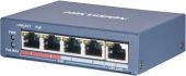 Вид Коммутатор HIKVISION DS-3E0505P-E/M 4-PoE Неуправляемый 5-ports, DS-3E0505P-E/M