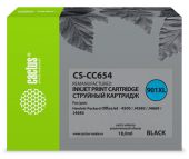 Картридж CACTUS CC654 Струйный Черный 18мл, CS-CC654