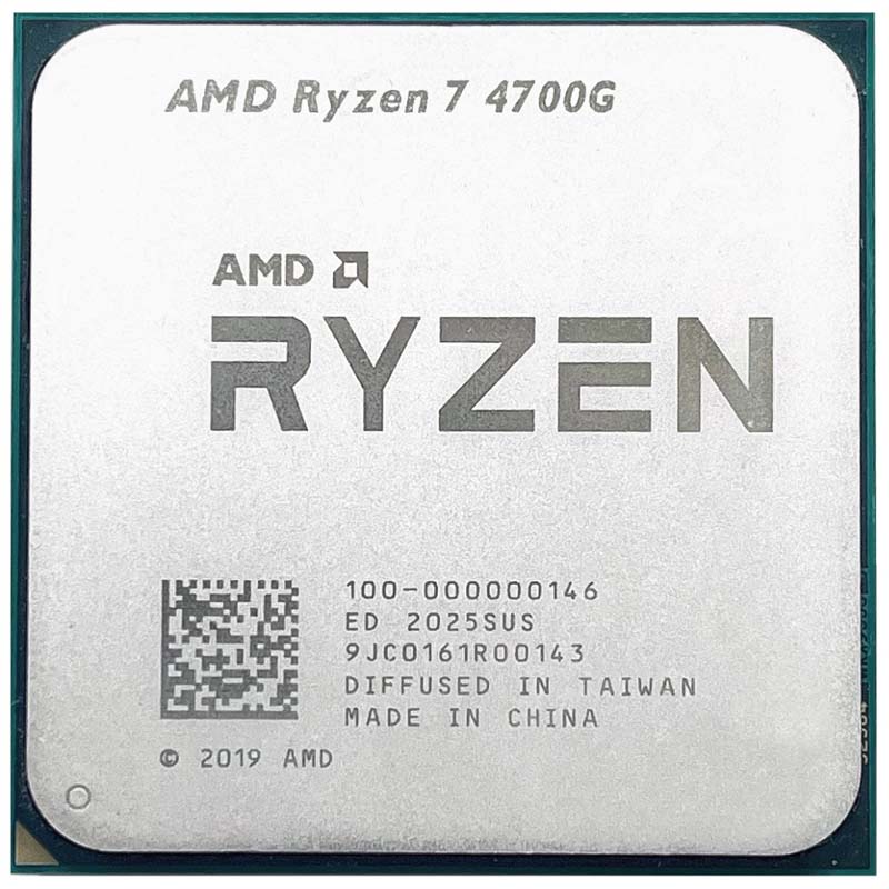 Картинка - 1 Процессор AMD Ryzen 7-4700G 3600МГц AM4, Oem, 100-000000146