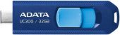 USB накопитель ADATA UC300 USB 3.2 Type C 32 ГБ, ACHO-UC300-32G-RNB/BU