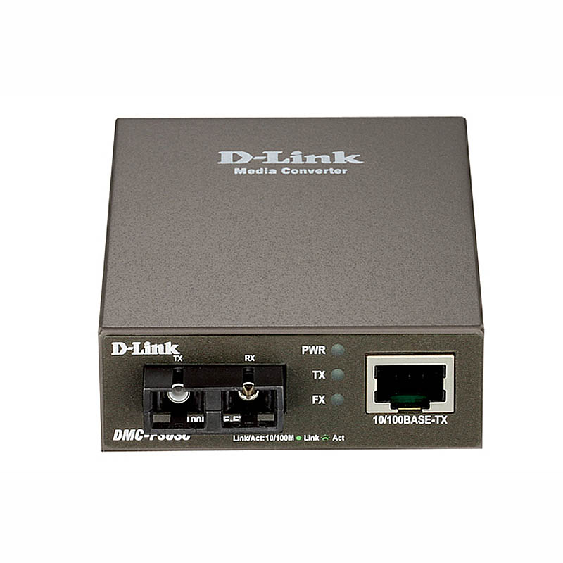 Картинка - 1 Медиаконвертер D-Link 100Base-TX-100Base-FX RJ-45-SC, DMC-F30SC/B1A