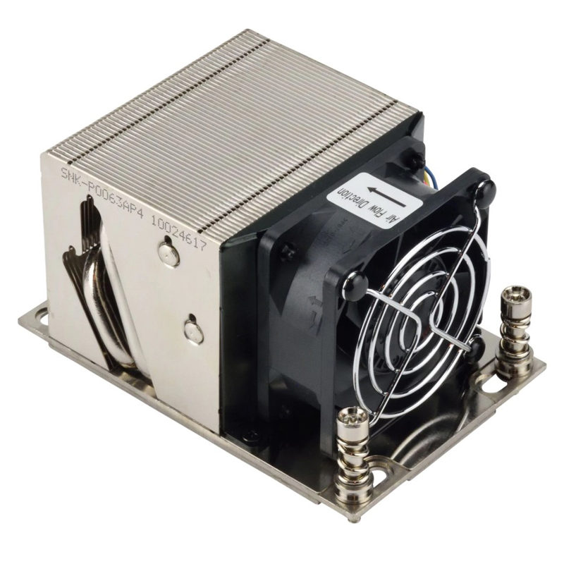 Картинка - 1 Радиатор Supermicro Heatsink 2U TDP-180Вт 4-pin, SNK-P0063AP4