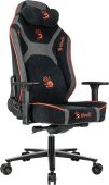 Кресло для геймеров A4Tech Bloody GC-680 чёрно-серый, искусственная замша, BLOODY GC-680 BLACK
