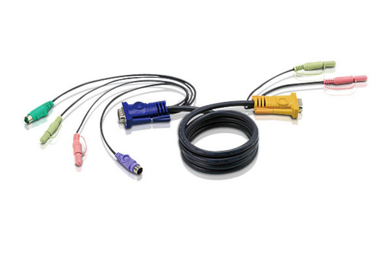 Картинка - 1 KVM-кабель ATEN 3м, 2L-5303P