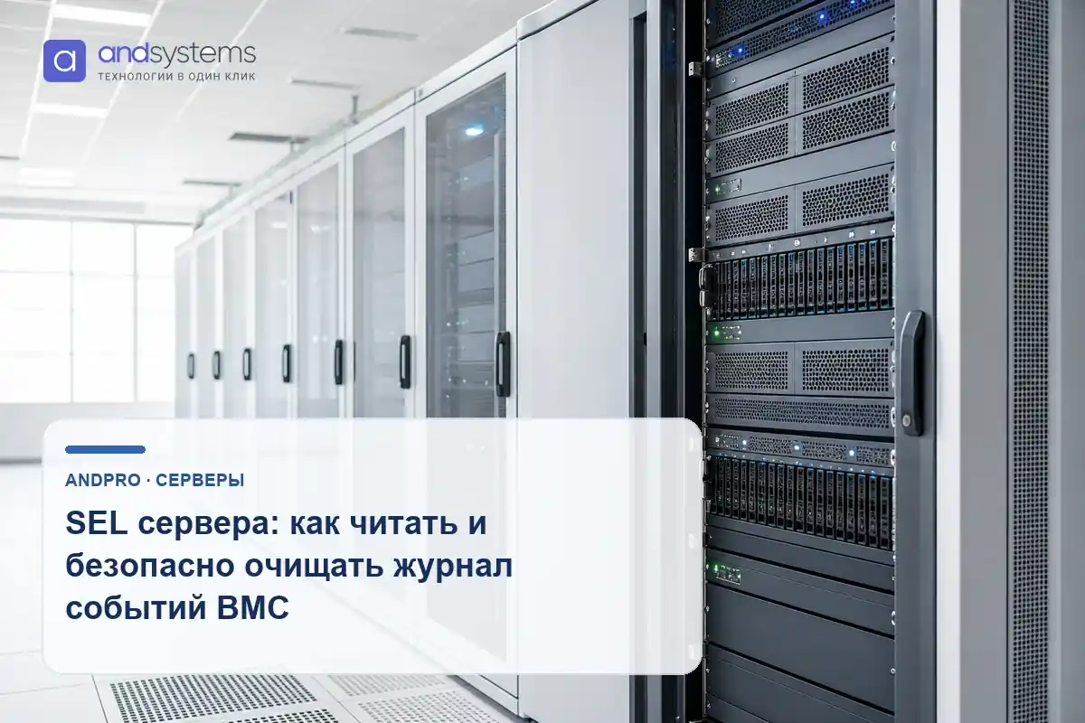 SEL сервера: как читать и безопасно очищать журнал событий BMC