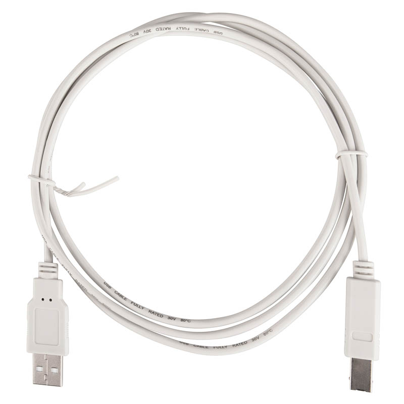 USB кабель BURO USB Type B (M) -> USB Type A (M) 1,5 м, USB-A-B-1.5C