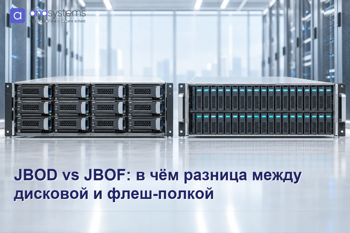 JBOD vs JBOF: в чём разница