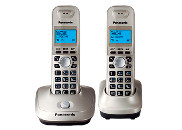 Фото-1 DECT-телефон Panasonic KX-TG2512RU платиновый, KX-TG2512RUN