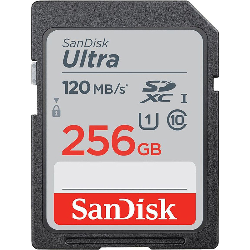 Карта памяти SanDisk Ultra SDXC UHS-I Class 1 256GB, SDSDUN4-256G-GN6IN