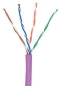 Кабель LANMASTER UTP кат. 5e фиолетовый 305 м, TWT-5EUTP-NGLS