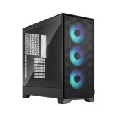 Корпус Fractal Design Pop 2 Air TG RGB Midi Tower Без БП чёрный, FD-C-POA2A-03