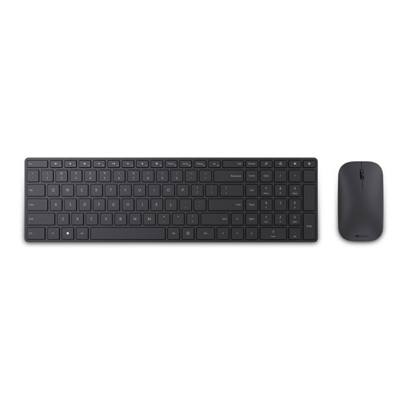 Картинка - 1 Комплект Клавиатура/мышь Microsoft Designer Bluetooth Беспроводной Чёрный, 7N9-00018