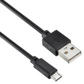 USB кабель Digma microUSB (M) -&gt; USB Type A (M) 2A 2 м, MICROUSB-2M-BLK