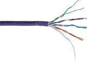 Кабель LANMASTER UTP кат. 5e фиолетовый 305 м, LAN-5EUTP-PT-LSZH-VI