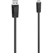 Фото USB кабель Hama Essential Line miniUSB (M) -> USB Type A (M) 0.5A 1,5 м, 00200606