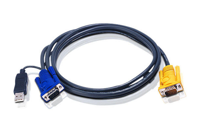 Картинка - 1 KVM-кабель ATEN 6м, 2L-5206UP