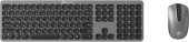 Фото Комплект Клавиатура/мышь OKLICK  Беспроводной серый, 1488402