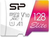 Фото Карта памяти SILICON POWER Elite microSDXC UHS-I Class 1 C10 128GB, SP128GBSTXBV1V20SP