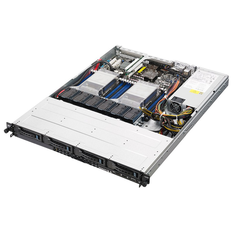Картинка - 1 Серверная платформа Asus RS500-E8-PS4 V2 4x3.5&quot; 1U, 90SV03MB-M17CE0