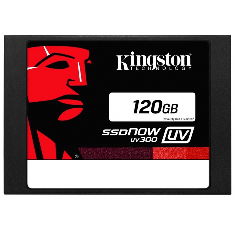 Картинка - 1 Диск SSD Kingston SSDNow UV300 2.5&quot; 120GB SATA III (6Gb/s), SUV300S37A/120G
