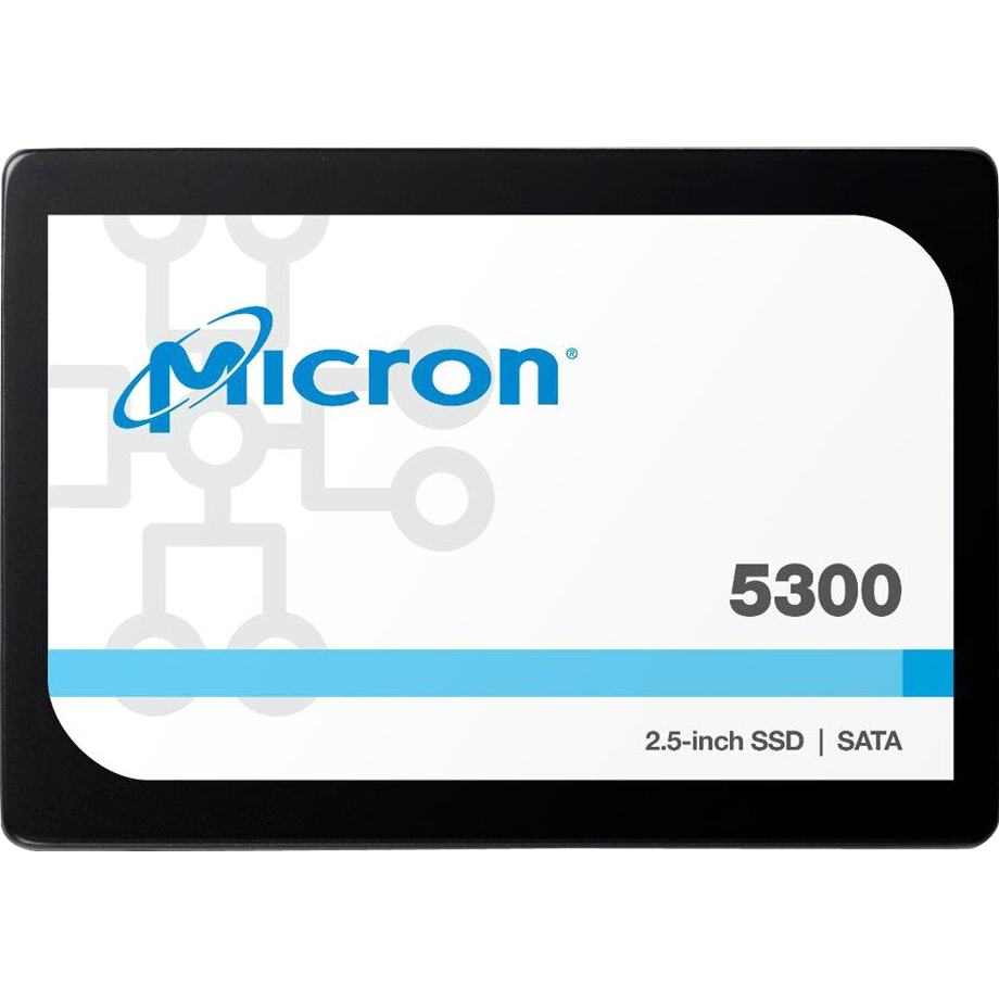 Диск SSD Micron 5300 PRO 2.5" 7.68 ТБ SATA, MTFDDAK7T6TDS-1AW1ZABYY