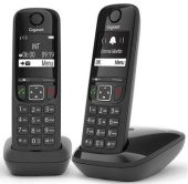 DECT-телефон Gigaset AS690 DUO RUS чёрный, L36852-H2816-S301