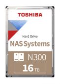 Диск HDD Toshiba N300 SATA 3.5&quot; 16 ТБ, HDWG31GUZSVA