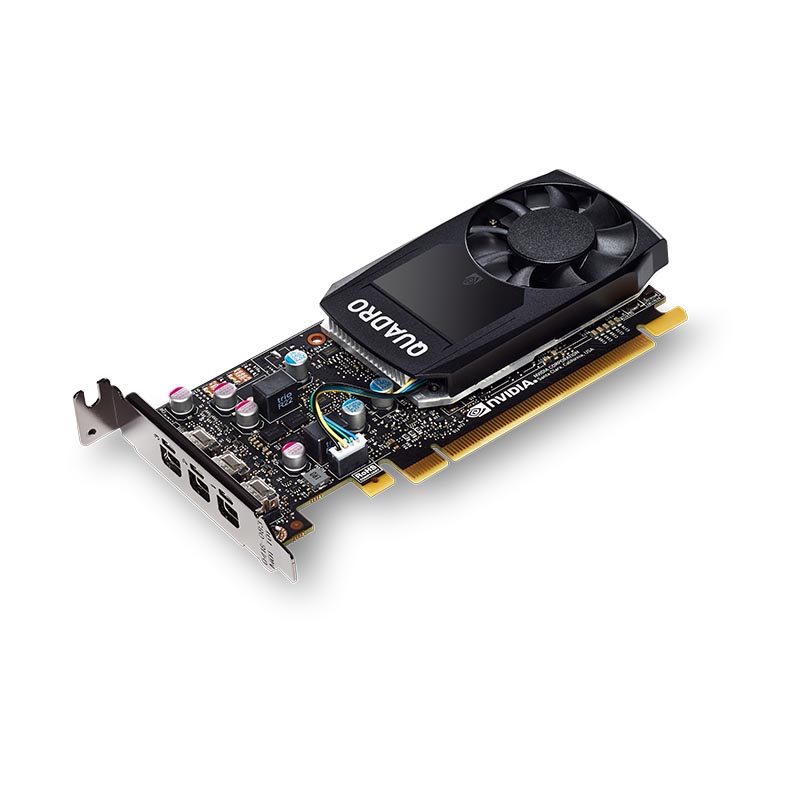 Картинка - 1 Видеокарта PNY nVidia Quadro P400 GDDR5 2GB, VCQP400DVIV2BLK-1