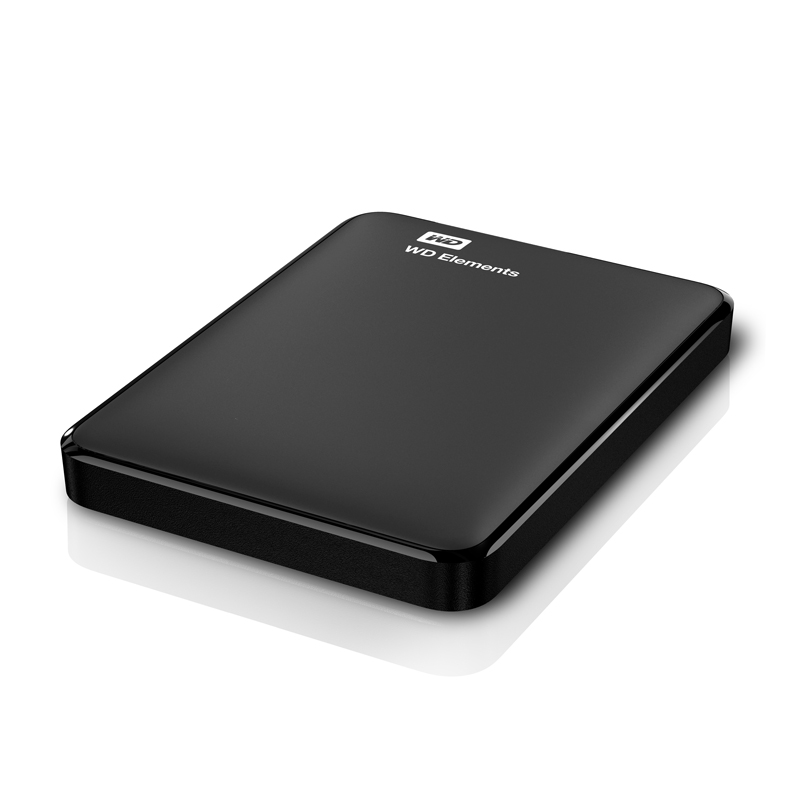 Картинка - 1 Внешний диск HDD WD Elements Portable 1TB 2.5&quot; USB 3.0 Чёрный, WDBUZG0010BBK-WESN