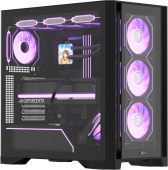 Корпус Formula Air Power G8 Floe Midi Tower Без БП чёрный, AIR POWER G8 B FLOE