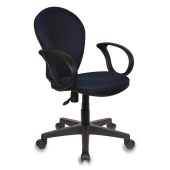 Кресло для операторов БЮРОКРАТ Ch-687AXSN Тёмно-синий, ткань, CH-687AXSN/#BLUE