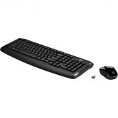 Photo Комплект Клавиатура/мышь HP 300 Беспроводной Чёрный, 3ML04AA