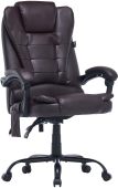 Фото Кресло для операторов CACTUS с вибромассажем CS-CHR-OC03M-BR коричневый, эко.кожа, CS-CHR-OC03M-BR