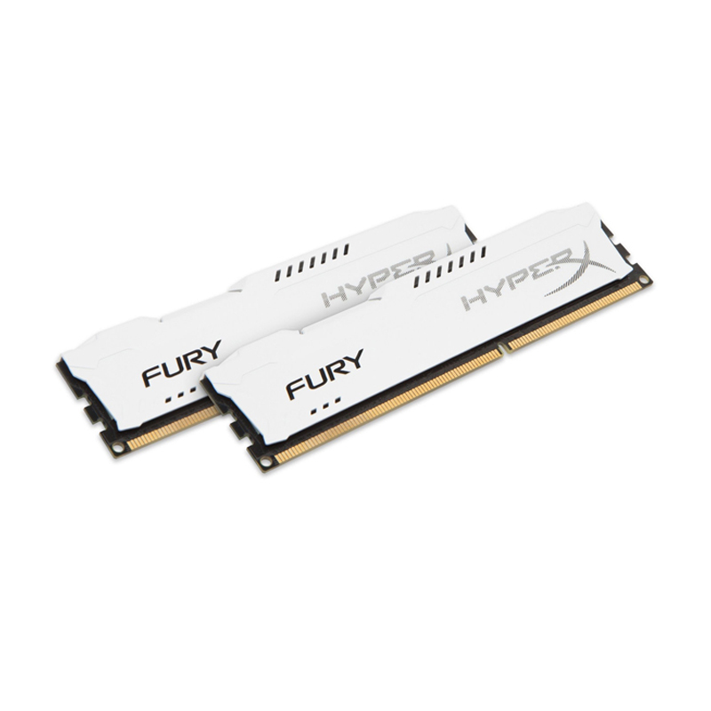 Картинка - 1 Комплект памяти Kingston HyperX FURY White 16GB DIMM DDR3 1600MHz (2х8GB), HX316C10FWK2/16